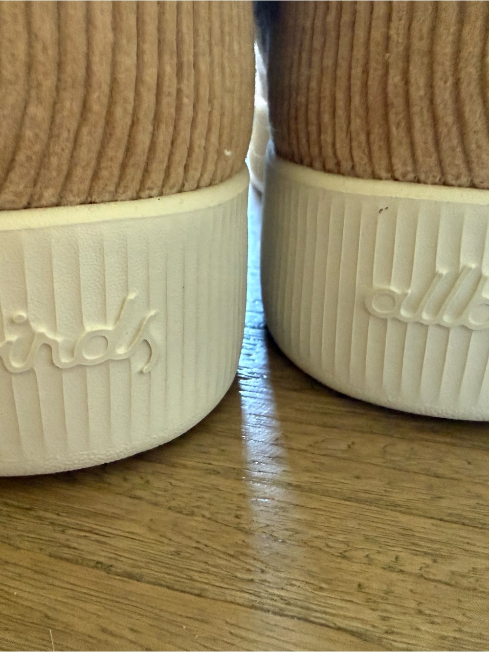 Allbirds Women’s Corduroy Slip-On Sneakers — Tan - Picture 3 of 4